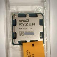RYZEN 7 7700【新品】　動作確認済み AMD AMD Ryzen 7 7700 BOX パソコン用CPU - 最安値・価格比較