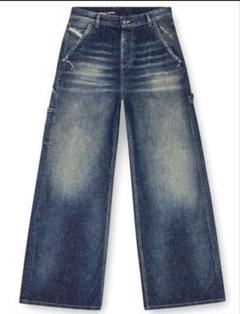 【新品未使用】diesel d-sire ワイドカーゴジーンズ w25/l32 DIESEL（ディーゼル）の「レディース デニム ルーズ D-SIRE