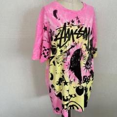 Stussy ピンク 半袖シャツ Lサイズ STUSSY ピンク 半袖シャツ Lサイズ - メルカリ
