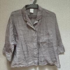 HARE グレー 五分袖シャツ