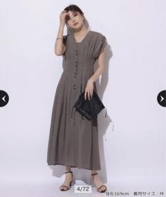 マイストラーダ ゆるタックリネンワンピース