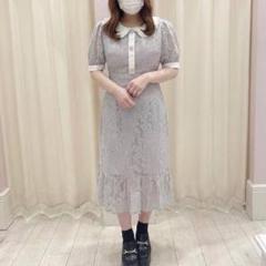 evelyn ビジューコート　アイスグレー evelyn エブリン コート ビジュー アイスグレー - メルカリ