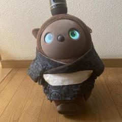 ラボット　服　lovot 黒　雪輪　花文様　着物一式　リボン付 fit=scale-down,w=1200