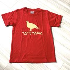 TATEYAMA赤い鳥デザイン Tシャツ Jr.Medium約120-130cm