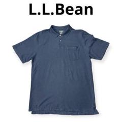 【ビッグサイズ】US古着　L.L.Bean ポロシャツ　XL TALL ネイビー