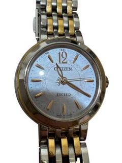 豪華 CITIZEN EXCEED電波ソーラー H030-T016316 稼働品 - メルカリ 時計