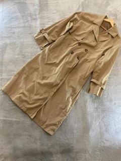 美品 natural couture トレンチコート ベージュサイズF ロング