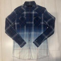 DIESEL チェックシャツ　グラデーション