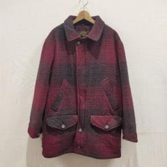 Eddie Bauer 80's 黒タグ ウールチェック ワークジャケット
