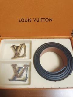 Louis Vuitton ブラックレザーベルト LOUIS VUITTON ブラックレザーベルト - メルカリ