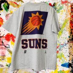 SUN リプリント Tシャツ 半袖 メンズ 新品 個性的 NBA グレー