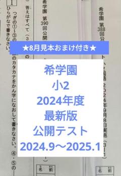 公開学力テスト 2024年度 浜学園 小3 最新版 算数 国語 - メルカリ