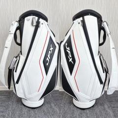 極美品❗️MIZUNO/ JPXアスリート 合成革製 迫力の9型キャディバッグ 極美品❗️MIZUNO/ JPXアスリート 合成革製 迫力の9型キャディ