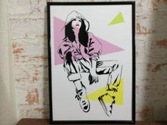 アートポスター おしゃれインテリア イラスト MODEL