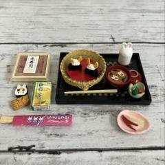 どうぶつ店長シリーズ和うさぎの甘味屋さん 非売品 希少 レア メガハウス 和うさぎ甘味屋さん 愛情おむすび