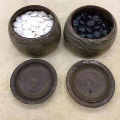蛤白石 181個 、那智黒石、189個欅木製ボウル2個セット 2025年最新】碁石 蛤の人気アイテム - メルカリ