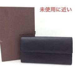 定番 未使用に近い ルイヴィトン エピ 黒 長財布 ポルトモネクレディ 定番 未使用に近い ルイヴィトン エピ 黒 長財布 ポルトモネ