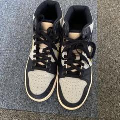 Nike ハイカットスニーカー グレー/ネイビー/イエロー