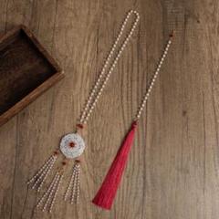 中国　白玉　ネックレス　骨董品　美術品 中国　白玉　ネックレス　骨董品　美術品