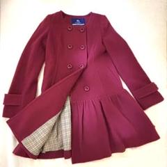 【期間限定値下げ】BURBERRY ブルーレーベル ノーカラーコート ピンク ブルーレーベル ノーカラー コート ピンク