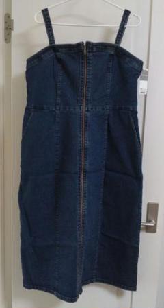 新品　GU　デニムフロントジップワンピース3XL　ユニクロ