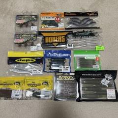 ワームまとめ売り引退品 未使用品多数 deps バス釣り引退セット】ワーム詰め合わせ ジークラック、deps