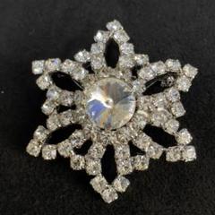 ヴィンテージ　カットガラス　ブローチ① BROOCH