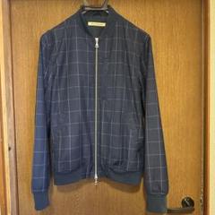 Journal Standard ネイビー チェック柄 ブルゾン