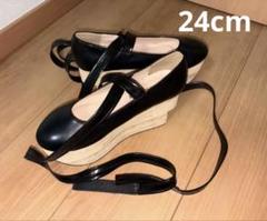 美品　ヴィヴィアンウエストウッド　ロッキンホース バレリーナ　25㎝ ROCKING HORSE BALLERINA シューズ(ブラック)（レディース