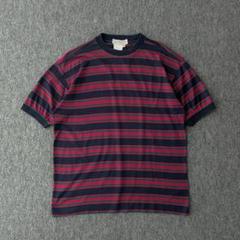 イタリア製　old　GUCCI　デザインTシャツ　刺繍　ボーダー　ヴィンテージ