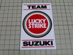 希少/正規品 LUCKYSTRIKE SUZUKI ステッカー 当時物