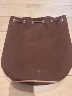 エルメス　ポロションミミル　ブラウン 美品 HERMES ポロションミミル ブラウン（エルメス ポロション