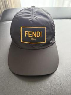 FENDI ロゴキャップ　確実正規品 大人もOK♪ FENDI フェンディ ロゴ ベースボール キャップ