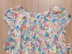 美品 BeBe PetitsPoisVert リバティワンピース 120