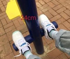 24cm Air Jordan11 Retro Low Legend 白青