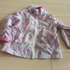 Hot Biscuitsライトパープル ドット柄 ジャケット 90