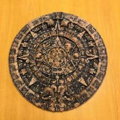 ヴィンテージ品　メキシコ刻印　銅製　ハンドメイド　アステカ暦　壁掛け 2025年最新】アステカ暦の人気アイテム - メルカリ
