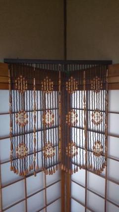 昭和レトロ木製のれん2個セット
