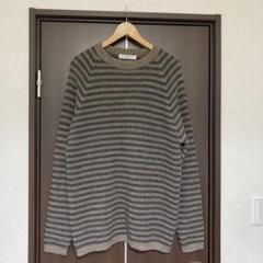 FUJITO フジト バルキーニット ボーダー L 美品