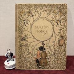 610B⑥約1912年？歌の絵本　洋書古書　アンティーク　楽譜　ボタンニカル 610B⑥約1912年？歌の絵本 洋書古書 アンティーク 楽譜 ボタン