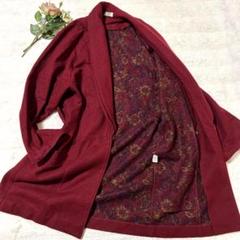 昭和レトロ✨VIBU チェスターコート　裏地総柄　花柄　レディース　フリーサイズ