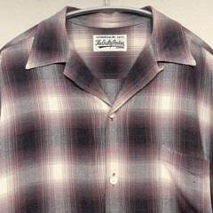25SS即完売　ワコマリア　オンブレチェックシャツ　Lサイズ 即完売人気カラー ワコマリアオンブレチェックシャツ Lサイズ