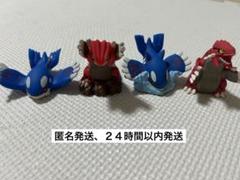 ポケモンキッズ　指人形　カイオーガ×2、グラードン×２　セット　匿名発送