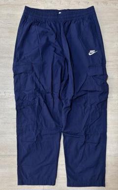 NIKE ルーズフィット ストレートレッグパンツ　Lサイズ　ネイビー