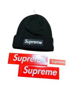 ●新品 Supreme NewEra Box Logo Beanie BLACK