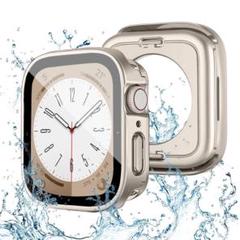 アップルウォッチ カバー 45mm PC素材 強化ガラス