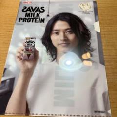 ザバス SAVAS MUSCLE ELITE 岩本照クリアファイル 2枚 SAVAS ザバス クリアファイル 2枚セット マッスルエリート 新品