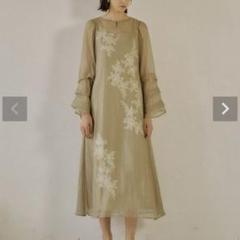 LERURE リルアーSheer A-line onepiece M