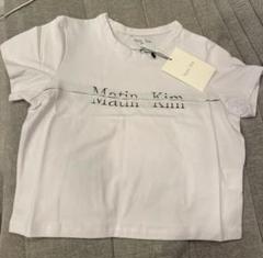 新品未使用Matin Kim ホワイト Tシャツ matinkim マーティンキム クロップド丈 Tシャツ ミニサイズ