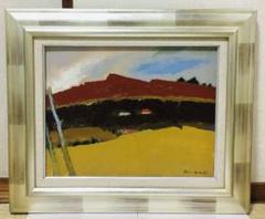 阿蘇山頂付近　油絵　F6(410×318mm) 阿蘇山頂付近油絵F6(410×318mm)